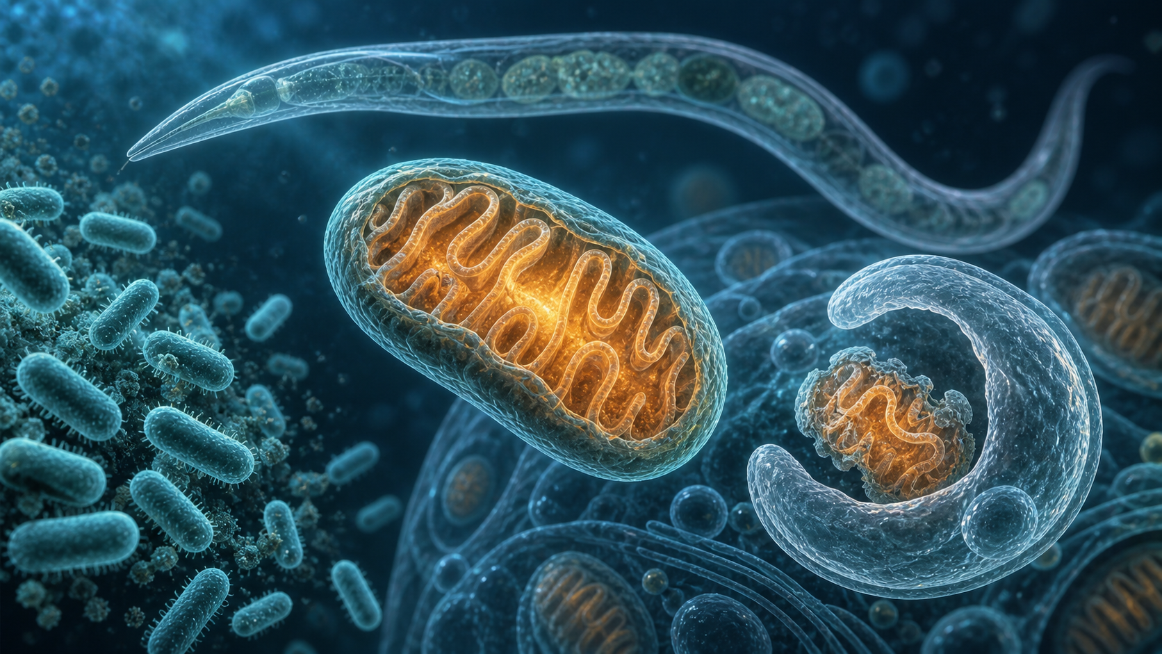 How Diet and Microbes Unlocked a Longevity Pathway in Worms